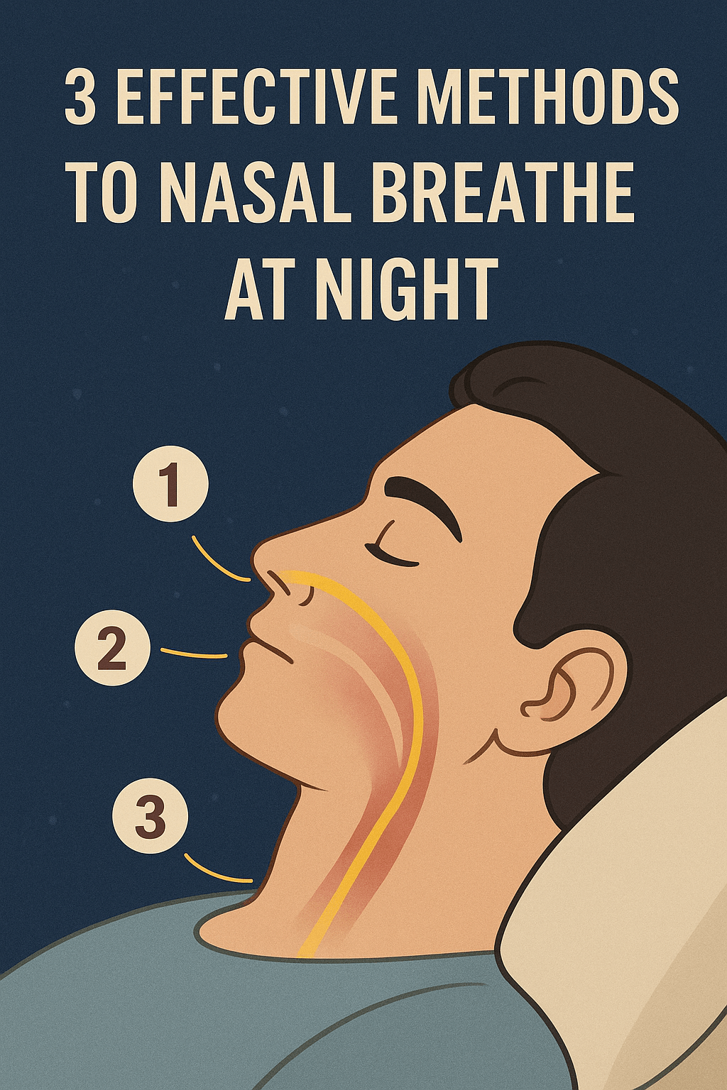3 Effective Techniques For Nasal Breathing At Night